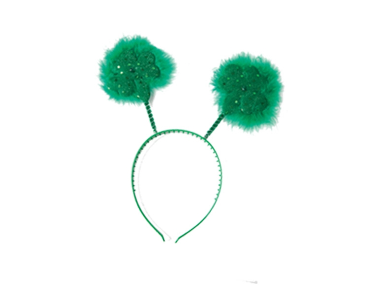 Shamrock Head Bopper with Fur