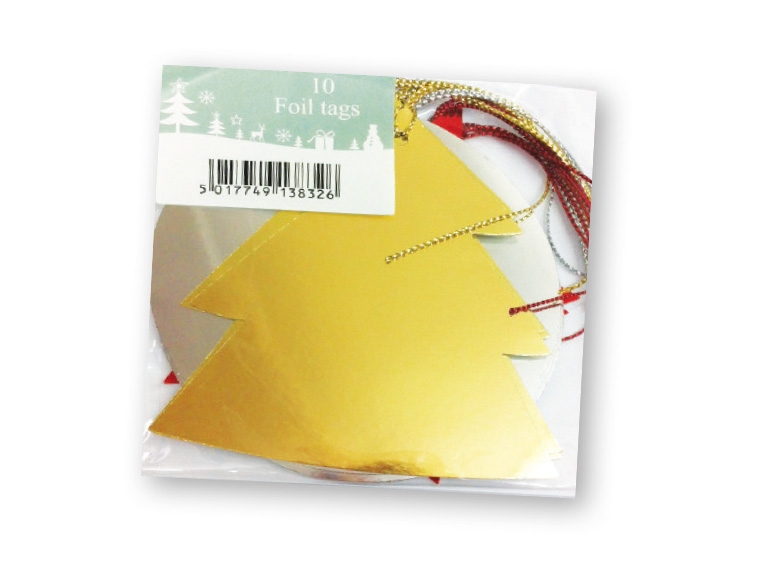 Foil Gift Tags