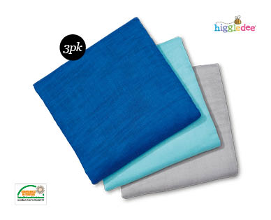 Baby Essentials - Muslin Wrap 3pk