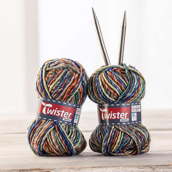 Strick-Set Schal "Verena"