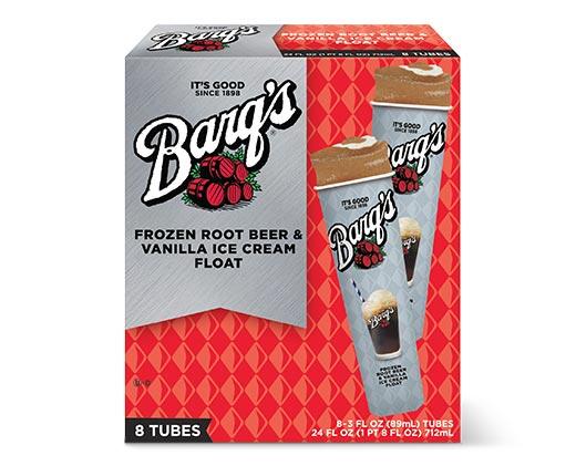 Barq's Frozen Root Beer and Vanilla Floats