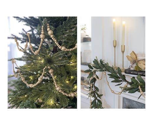 Merry Moments 
 Holiday Wooden Beaded Garland