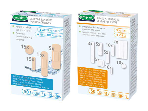 Pansements strips, lot de 50