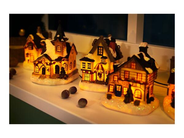 Livarno Home LED Light-Up Christmas Village Scene