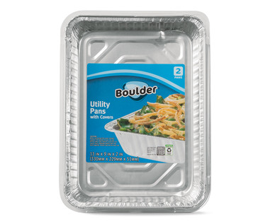 Boulder Utility Pans With Lid