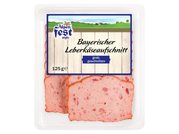 Leberkäsaufschnitt