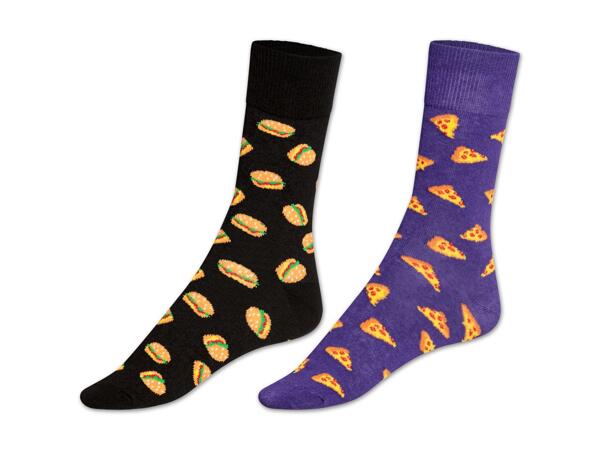 Damen/​Herren Socken, 2 Paar