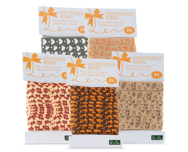 Geschenkband Herbst