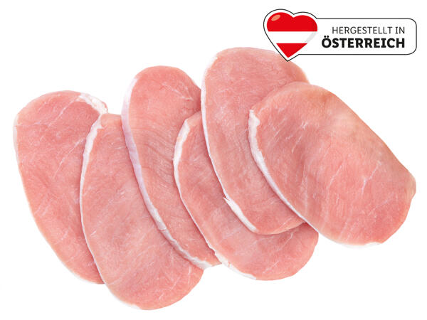 Frische Minutensteaks vom Schwein
