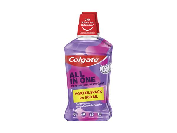 Bain de bouche Colgate All in One, pack de 2