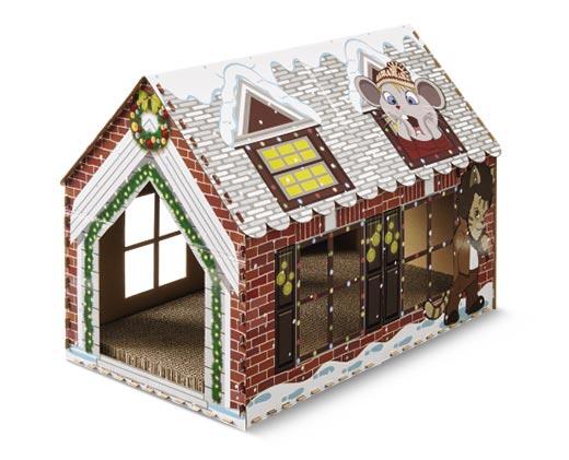 Heart to Tail 
 Holiday Cat Scratching Playhouse