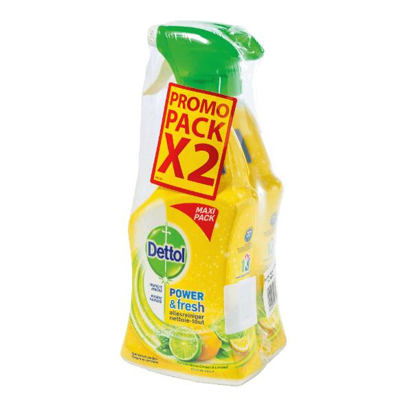 DETTOL(R) 				Allesreinigingsspray, 2 st.