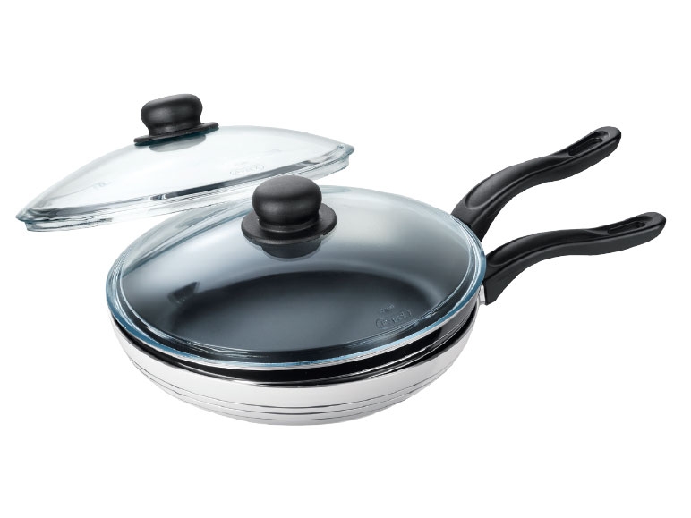 ERNESTO Aluminium Frying Pan with Lid