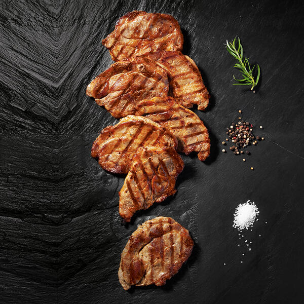 Schweine-Nackensteaks