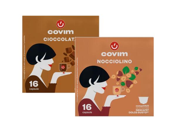 Chocolate or "Nocciolino" Capsules