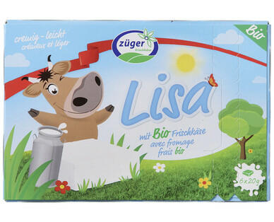 ZÜGER FRISCHKÄSE 
 LISA BIO-FRISCHKÄSE