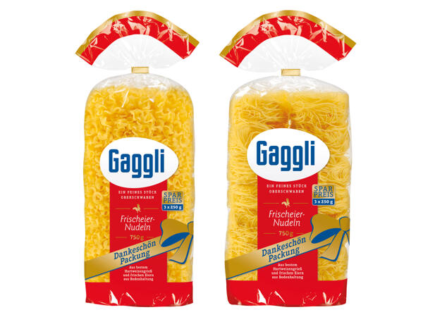 Gaggli Frischeier Nudeln