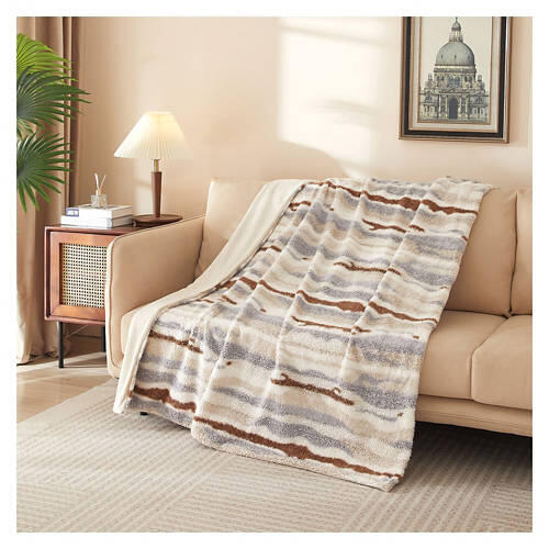 50" x 60" Cozy Throw Blanket, Mixed Media