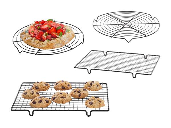 Grilles à pâtisserie, set de 2