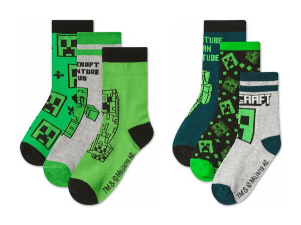 Kinder Socken, 3 Paar