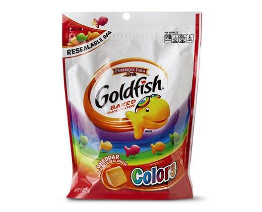 Pepperidge Farm 
 Goldfish Colors or Xtra Cheddar Mix