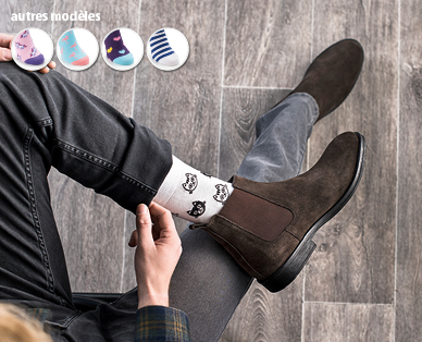 Chaussettes fantaisie pour femmes/hommes