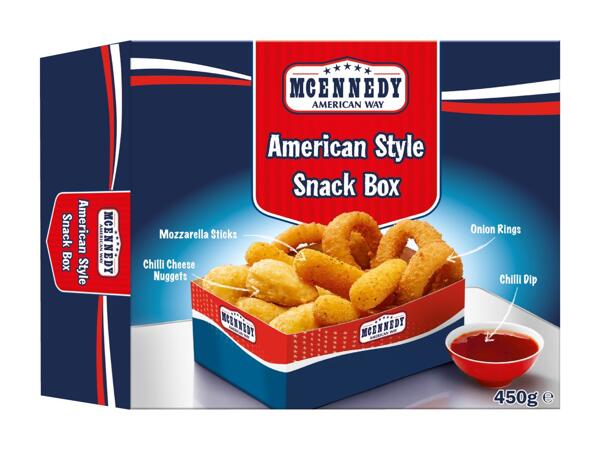 Boîte de snacks américains
