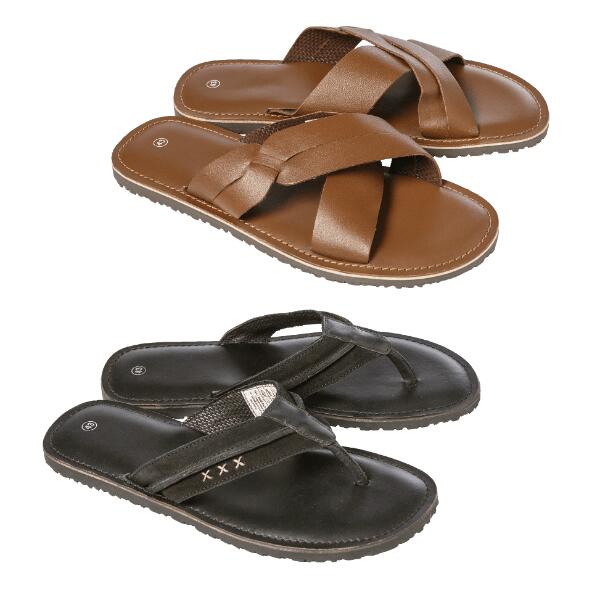 Mules en cuir pour hommes