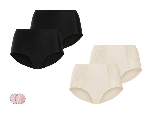Culottes gainantes avec dentelle, set de 2