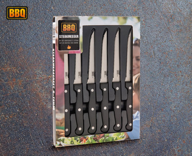 BBQ Steakmesser-Set, 6-teilig