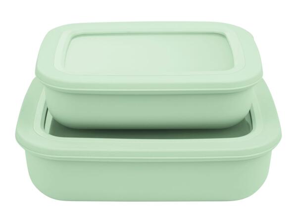 Livarno Home Rectangular Lunchbox Set - 2 Pieces