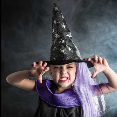 Chapeau ou perruque de sorcière