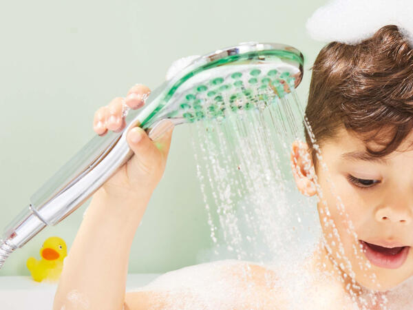 Pommeau de douche à LED avec indicateur de température