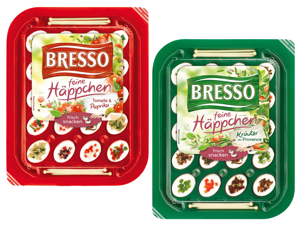 BRESSO Frischkäse-Häppchen
