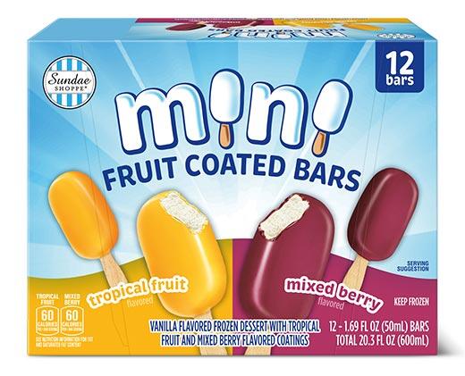 Sundae Shoppe Mini Fruit Coated Bars