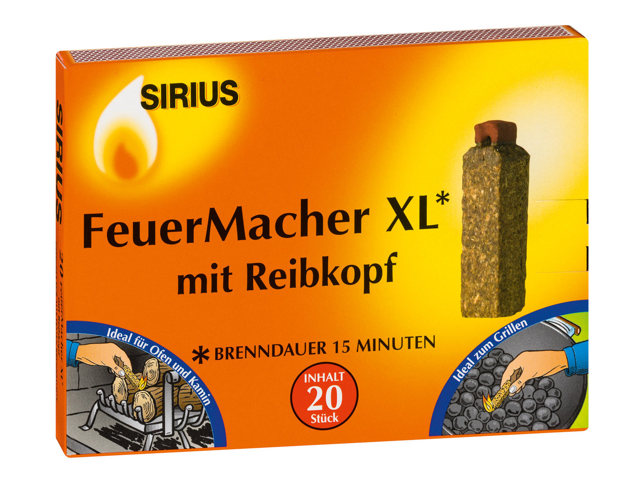 SIRIUS Feuermacher mit Reibkopf