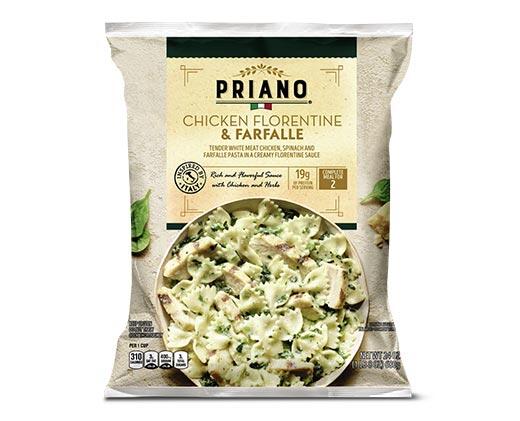 Priano 
 Shrimp Scampi or Chicken Florentine