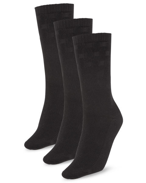 Black Roomy-Socks 3-Pack