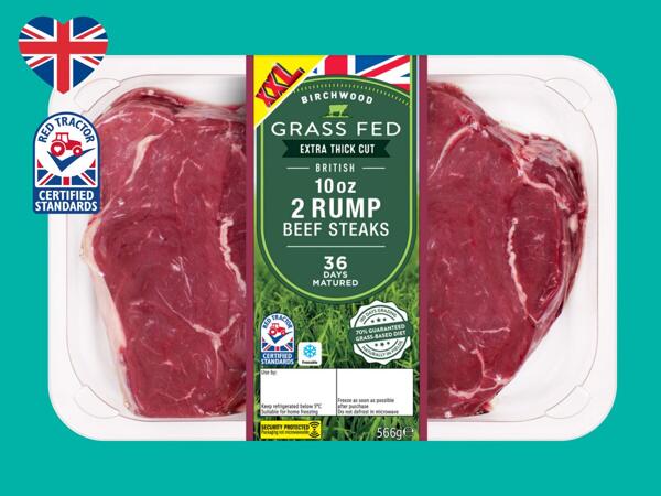 Birchwood Grass Fed British Rump Steaks