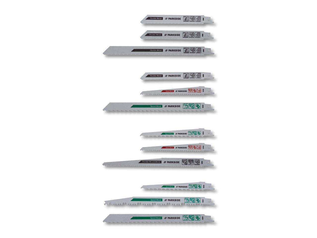 Lames de scie sabre, 3 pièces