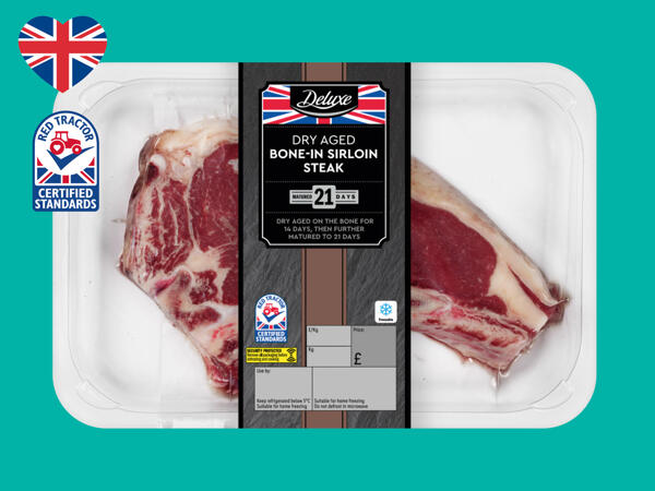 Deluxe British Dry Aged Bone-in Sirloin Steak
