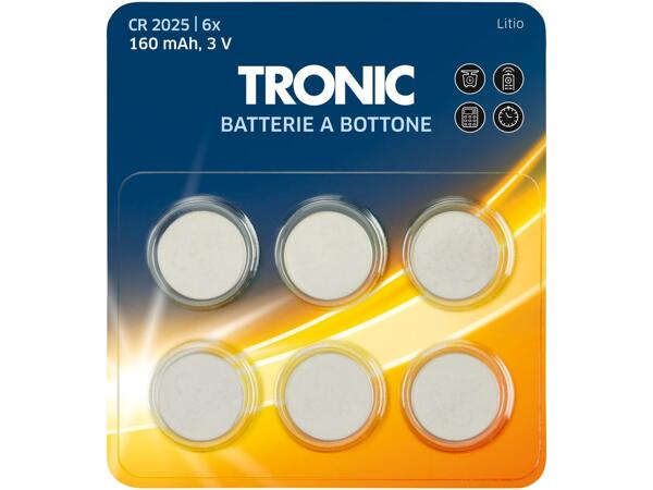 Button cell batteries, 6 pieces