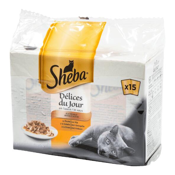 SHEBA(R) 				Kattenvoeding, 15 st.
