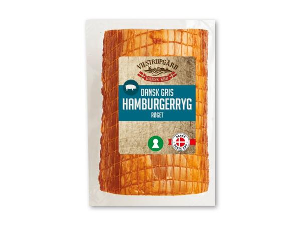 Dansk røget bacon eller hamburgerryg