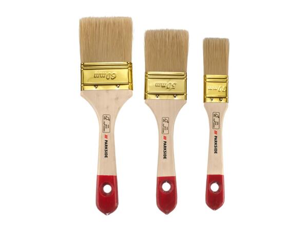 Parkside Red Paintbrush Set - Set of 3