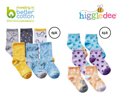Infant Socks 6pk