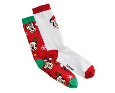 Adult's Christmas Novelty Socks 2pk