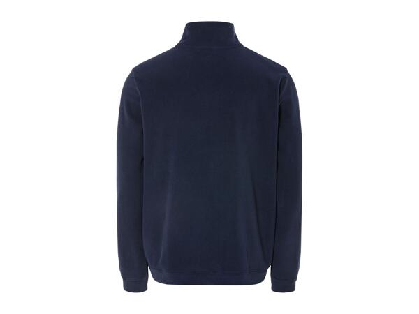 Livergy Men's Fleece Tracksuit - 2 Piece Set Dark Blue