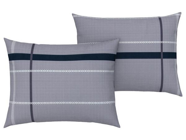 Microfibre sateen pillowcases, 2 pieces