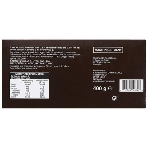 Liqueur Cakes 400g